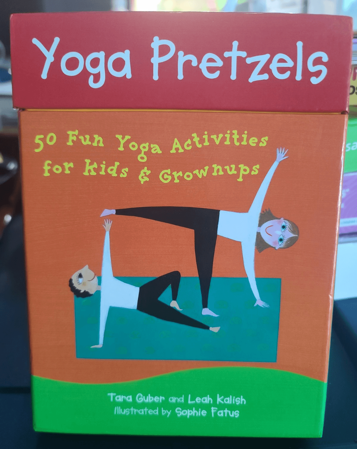 Barefoot Books Yoga Pretzels 50 Yoga Activity Cards Illustrated Deck w/ Box