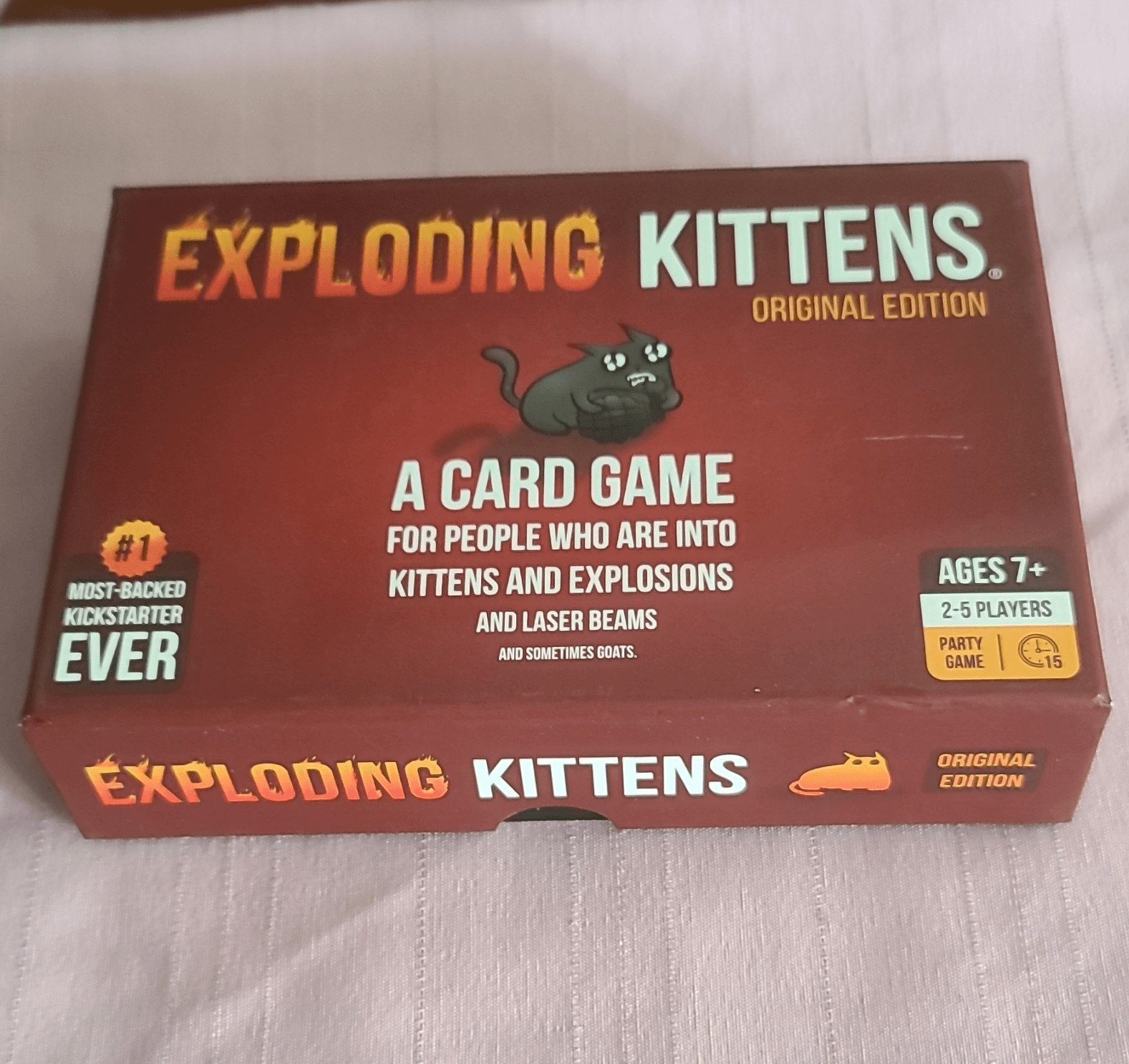 Exploding Kittens Exploding Kittens Original Edition Card Game 2-5 Players 2021