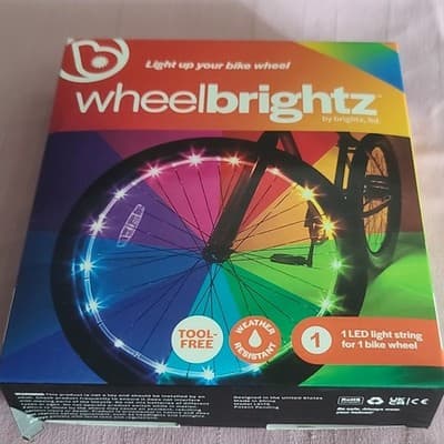 Brightz WheelBrightz Multicolor LED Bike Wheel Light String, Flashing