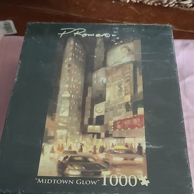 Andrews + Blaine Paulo Romero Midtown Glow 1000pc Interlocking Puzzle 12+ #1245