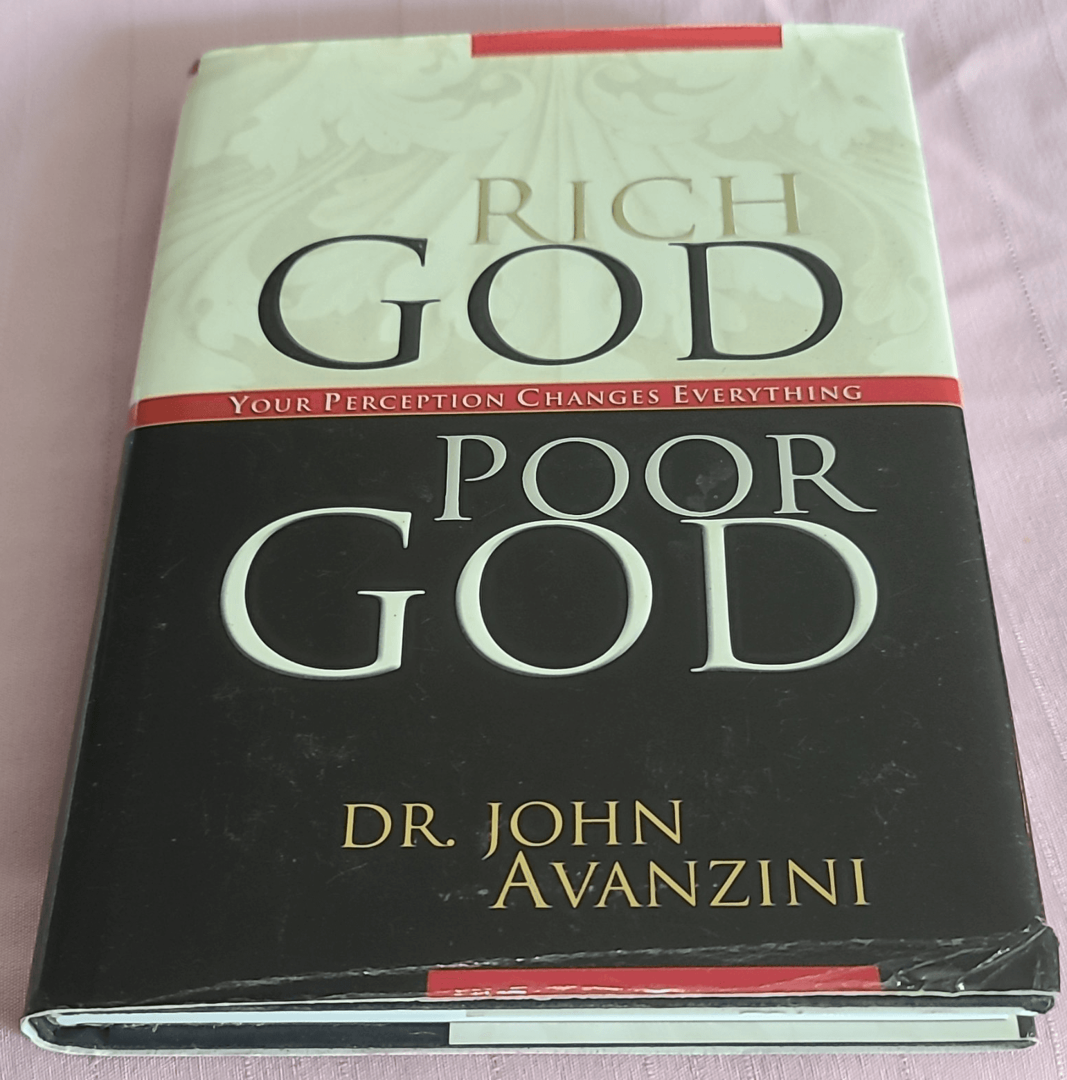 John Avanzini Rich God Poor God (2001) Hardcover Christianity Personal Finance