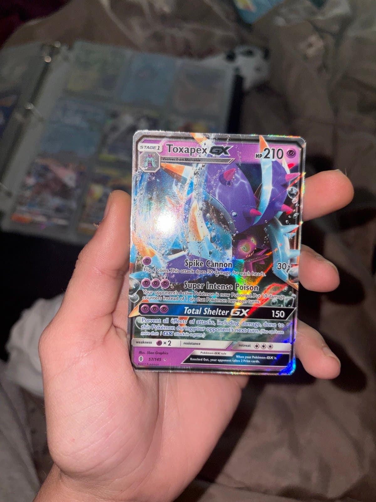 Toxapex GX Pokemon Card