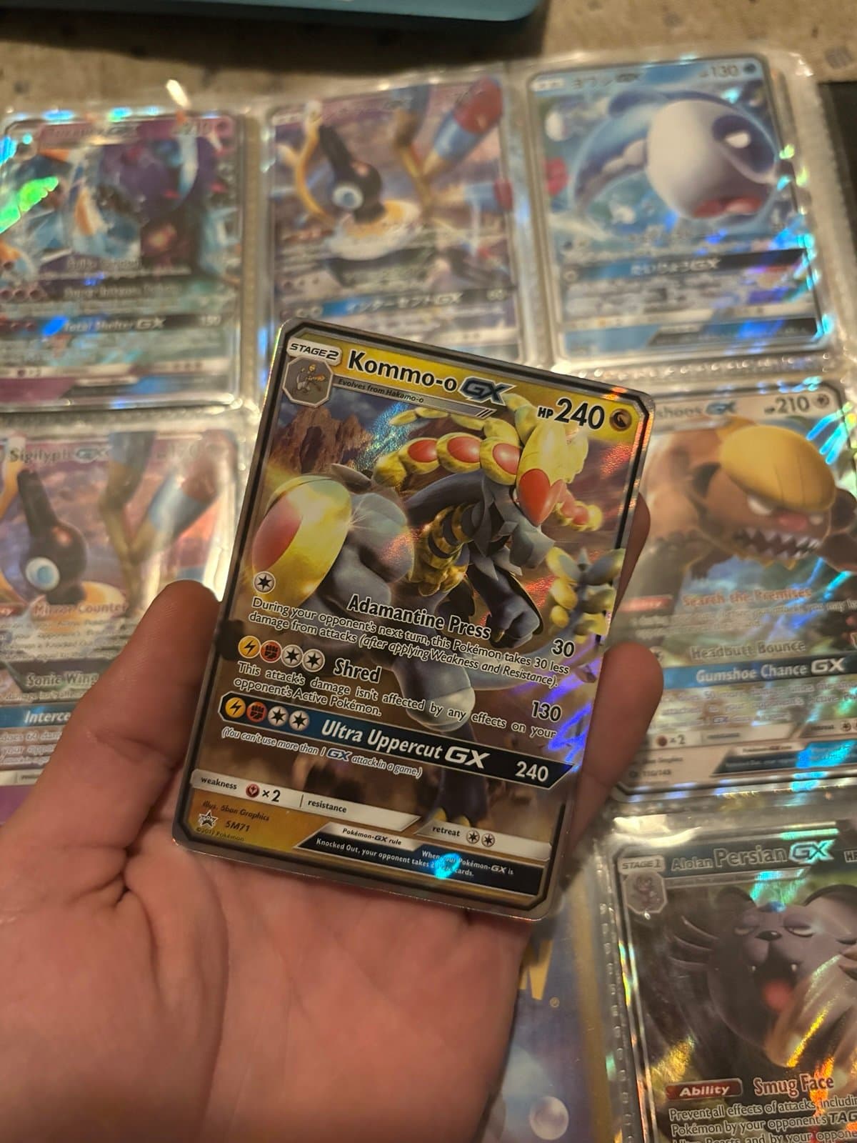 Kommo-O GX Pokemon Card