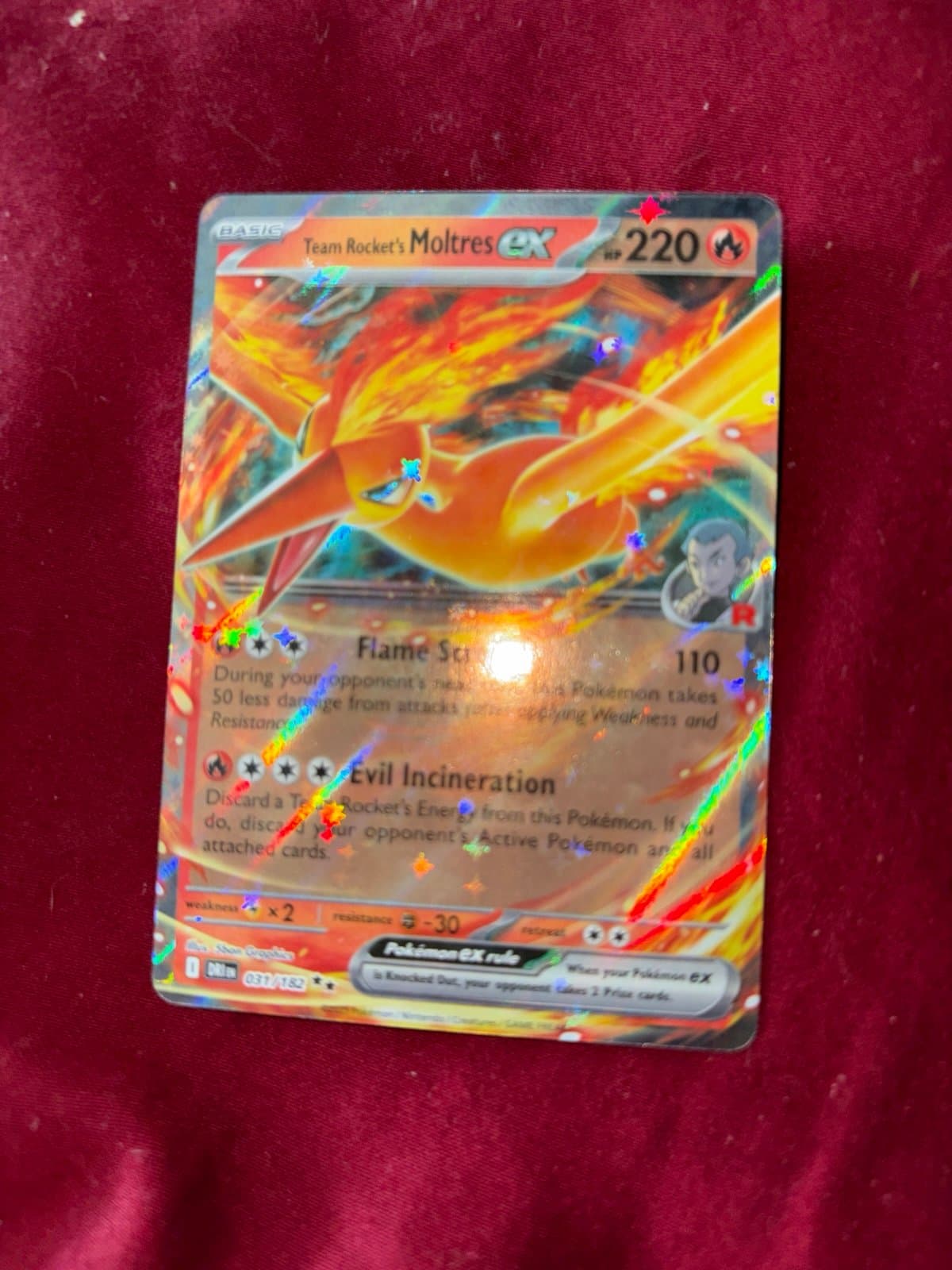 Pokemon Team Rocket’s Moltres EX