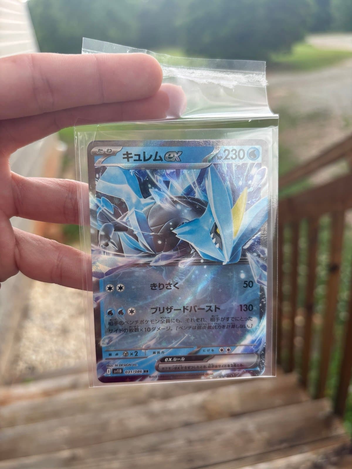 Japanese Kyurem EX Pokemon Card