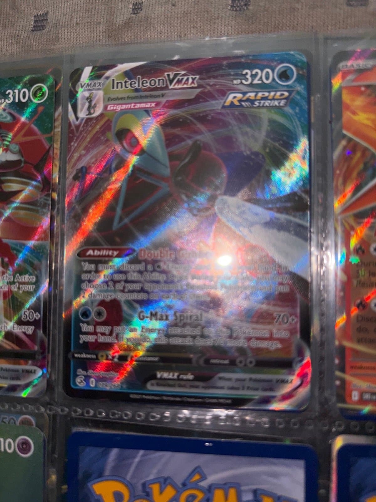 Pokemon Inteleon VMAX Card