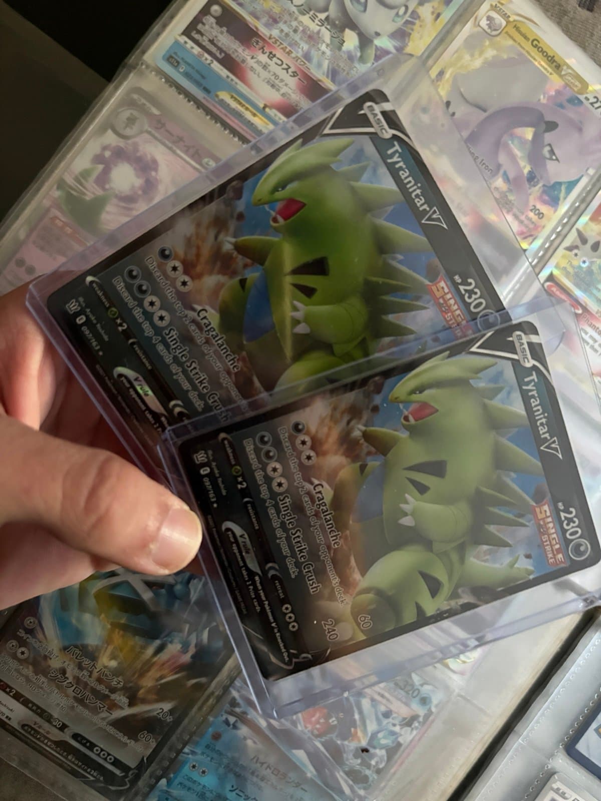 Pokemon TCG 2 Tyranitar V Cards