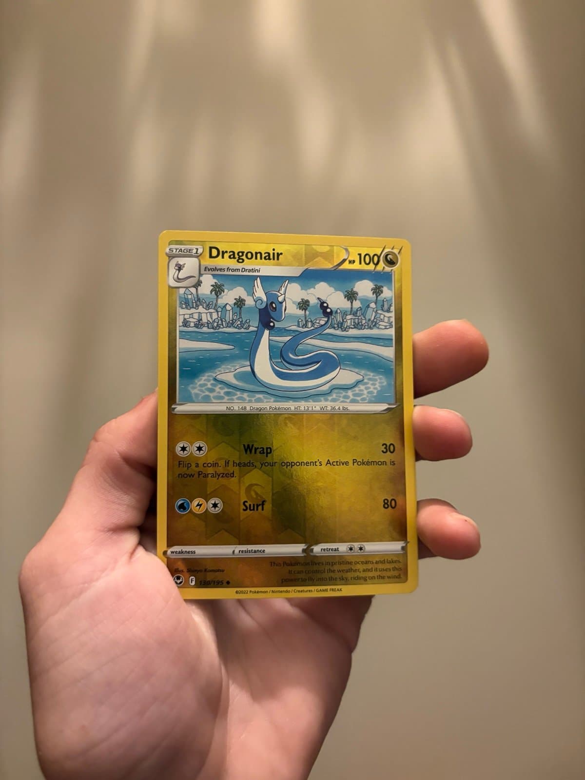 Pokémon TCG Dragonair Reverse Holo