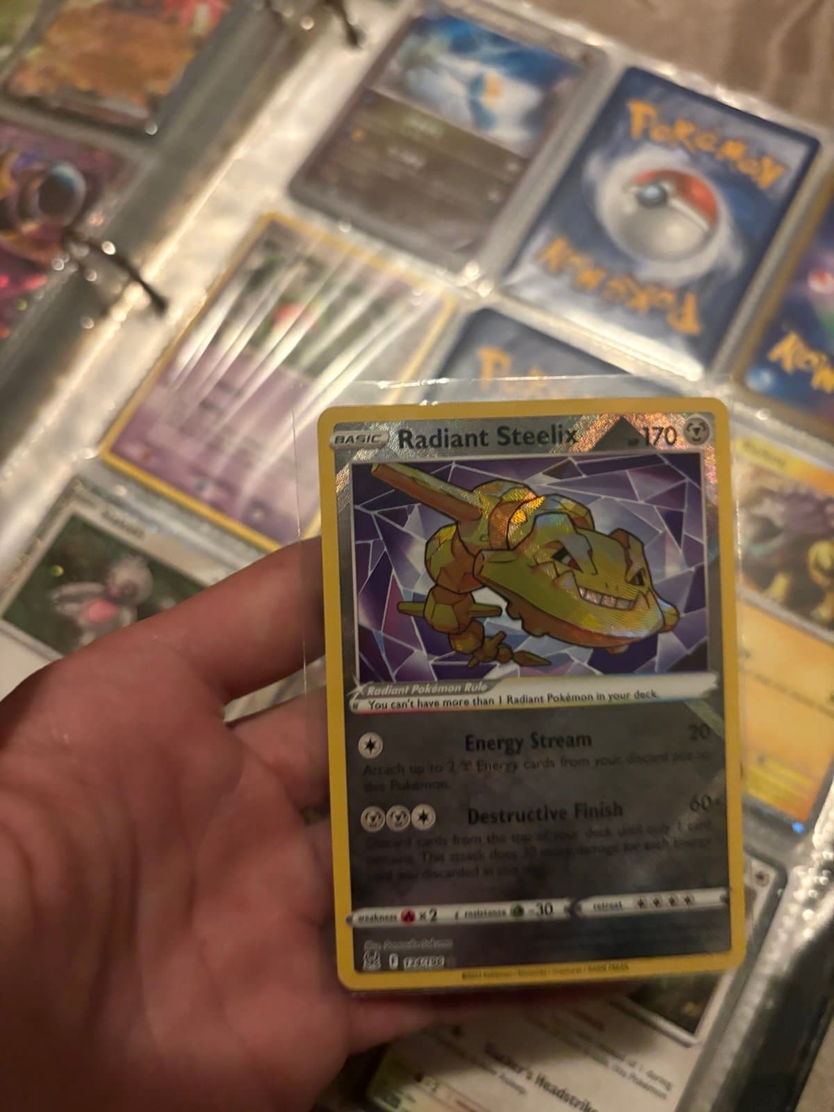 Radiant Steelix Pokemon TCG Card