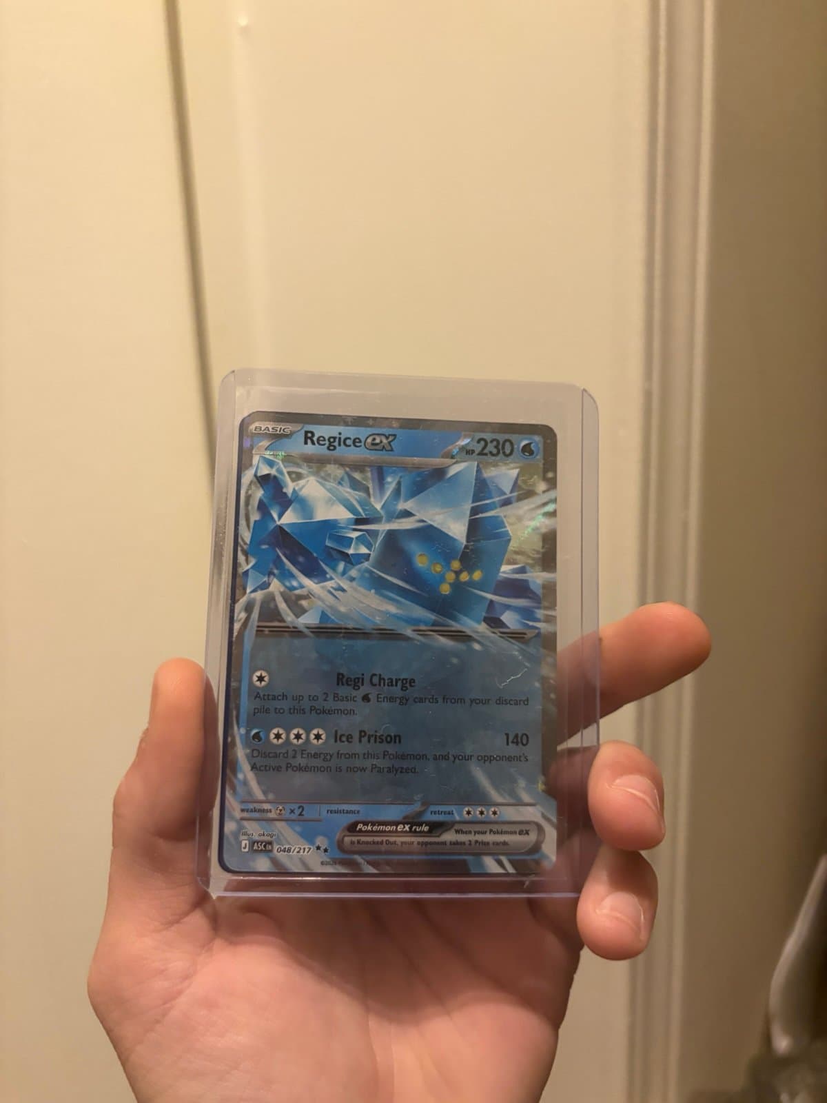 Pokemon TCG Regice ex