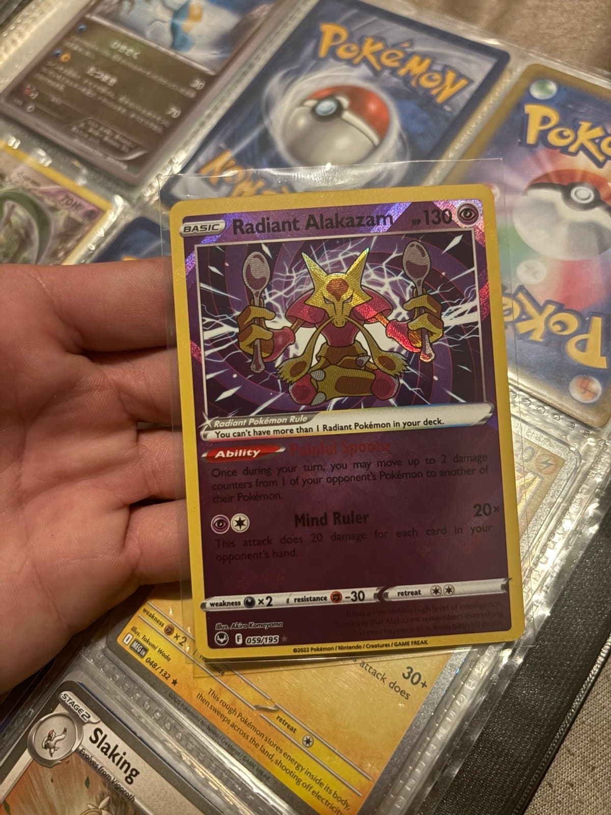 Radiant Alakazam Pokemon TCG Card