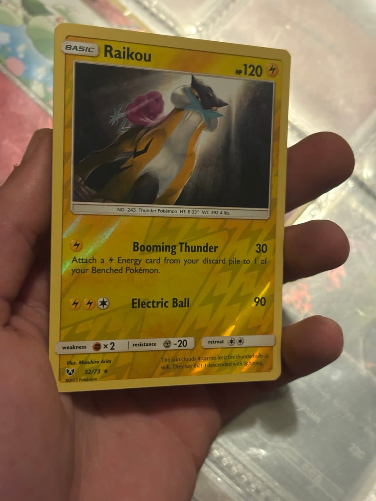 Raikou Reverse Holo