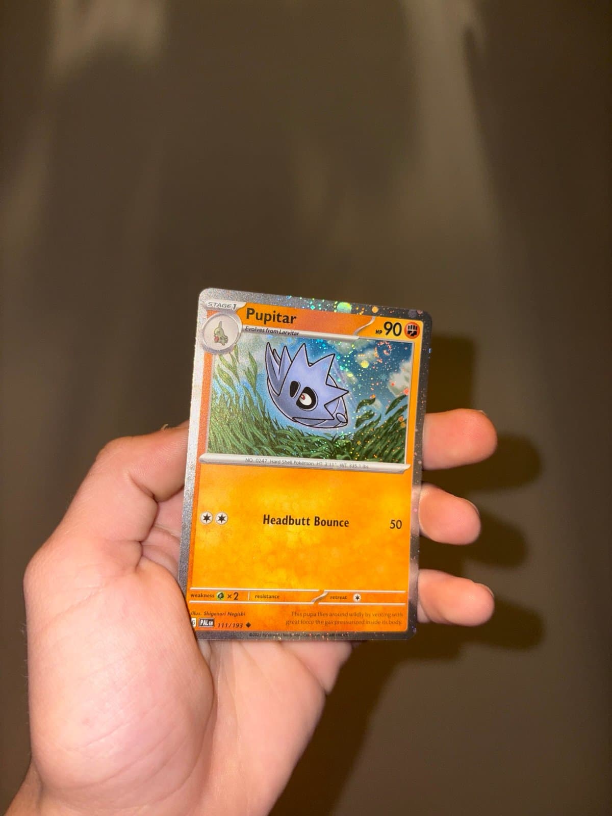 Pokemon TCG Pupitar Cosmo Holo