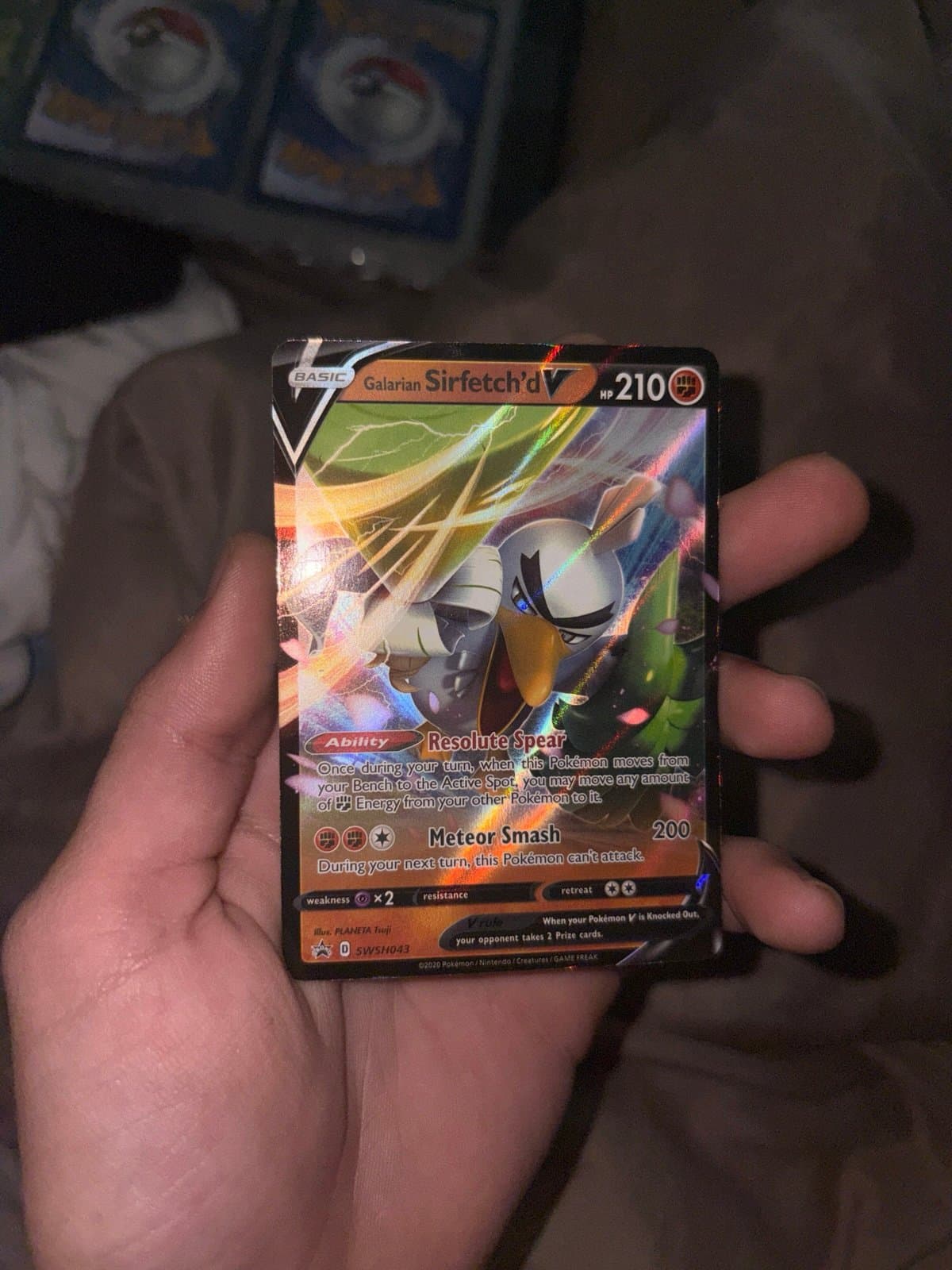 Galarian Sirfetch’d V Pokemon Card