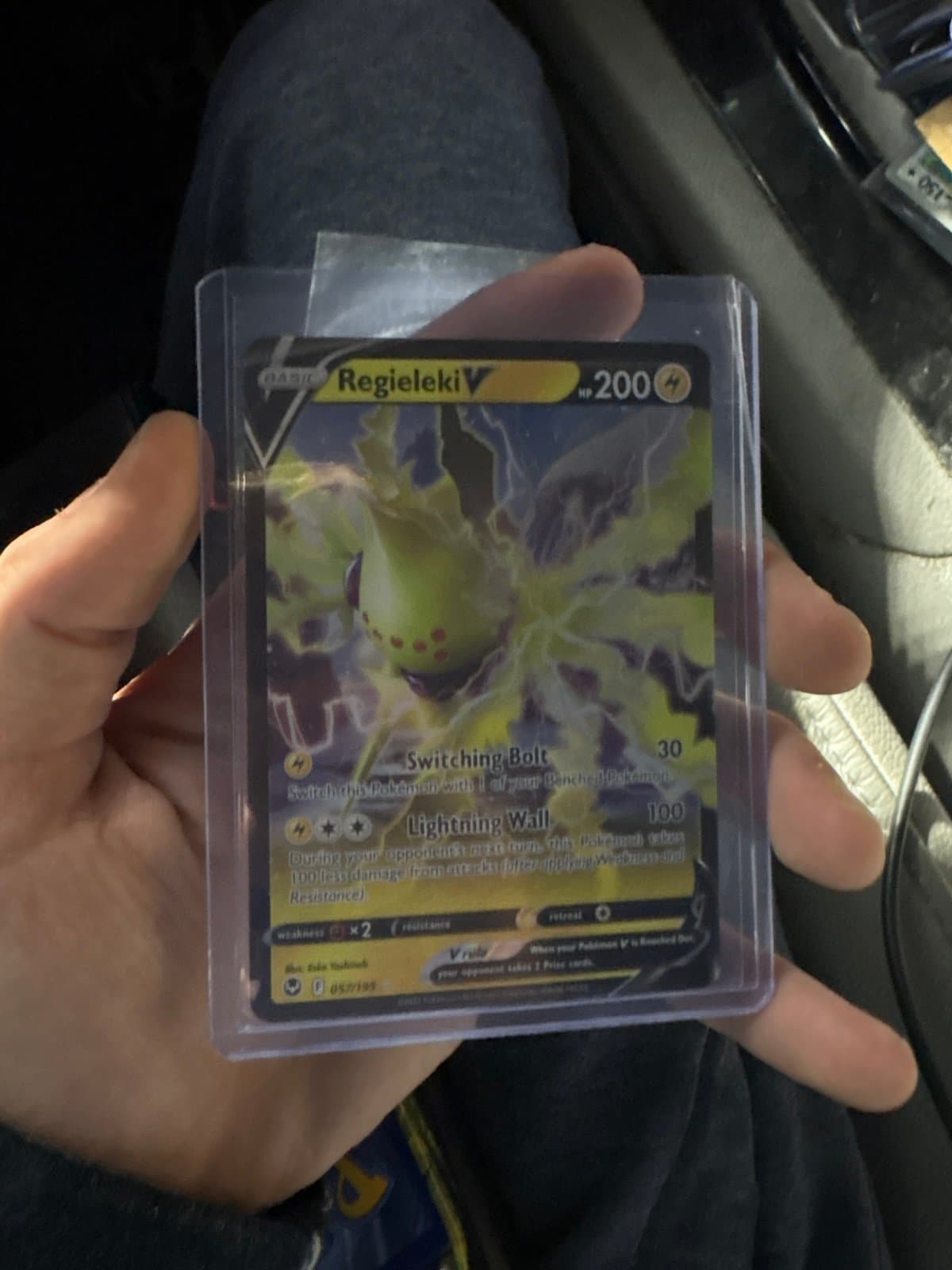 Pokemon Regieleki V #057/195 Silver Tempest Sword & Shield