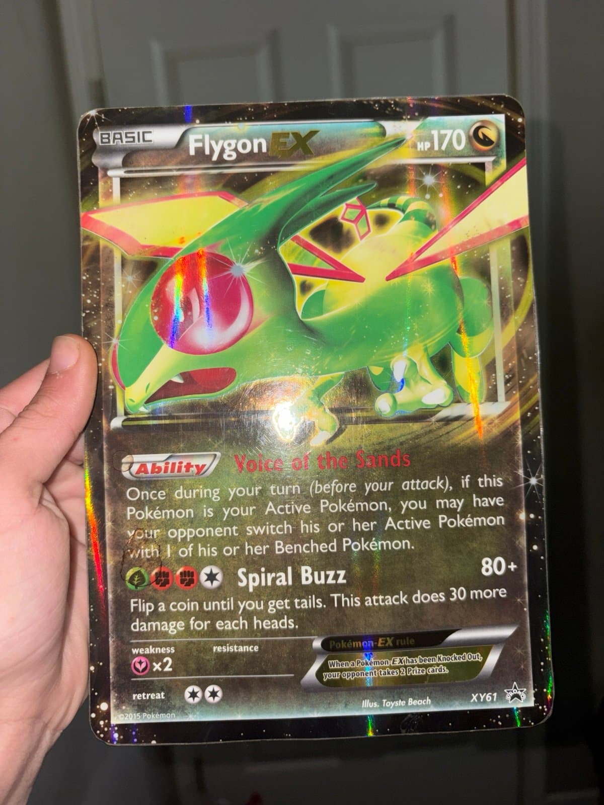 Pokemon JUMBO Flygon EX