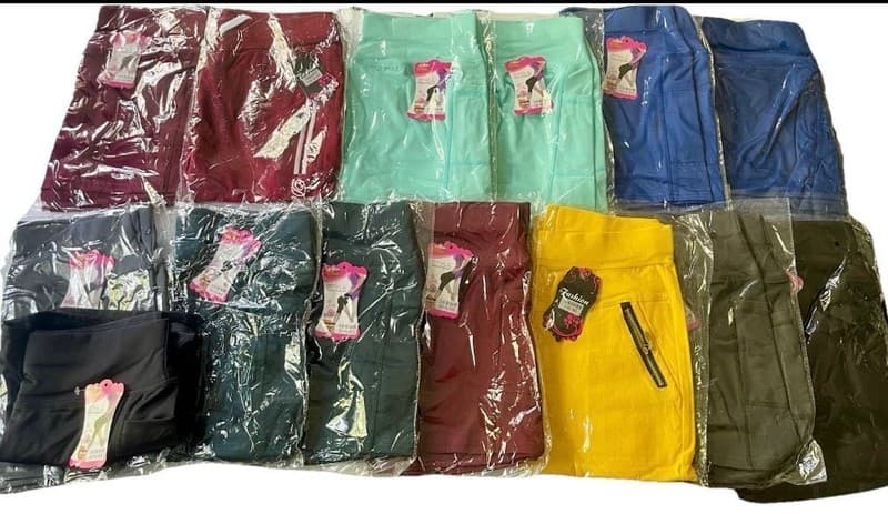 Wholesale Lot of Style Fashion Modal High Waist Yoga Shorts w/ Pockets – XL/XX