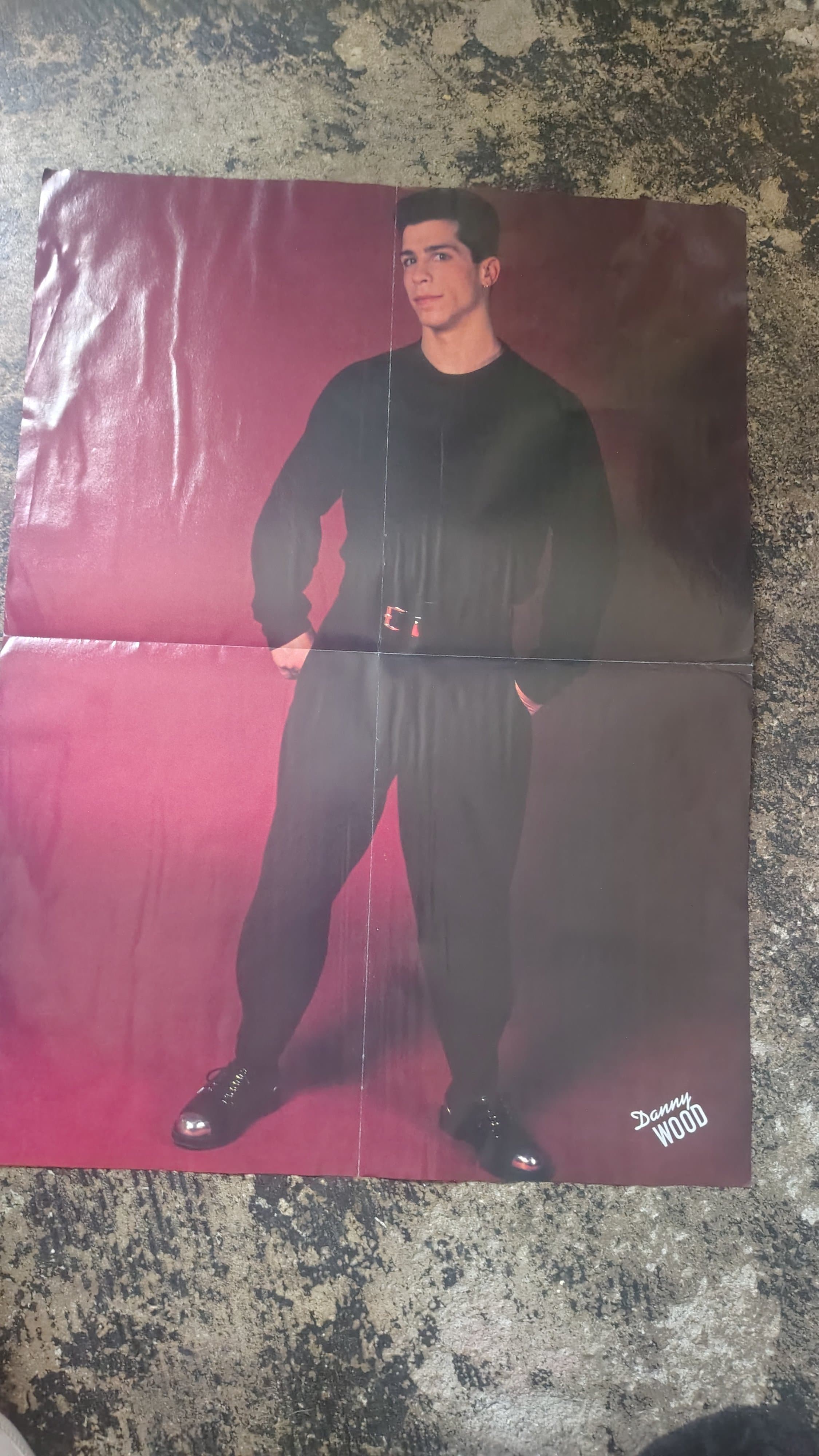 Danny Wood Vintage Poster