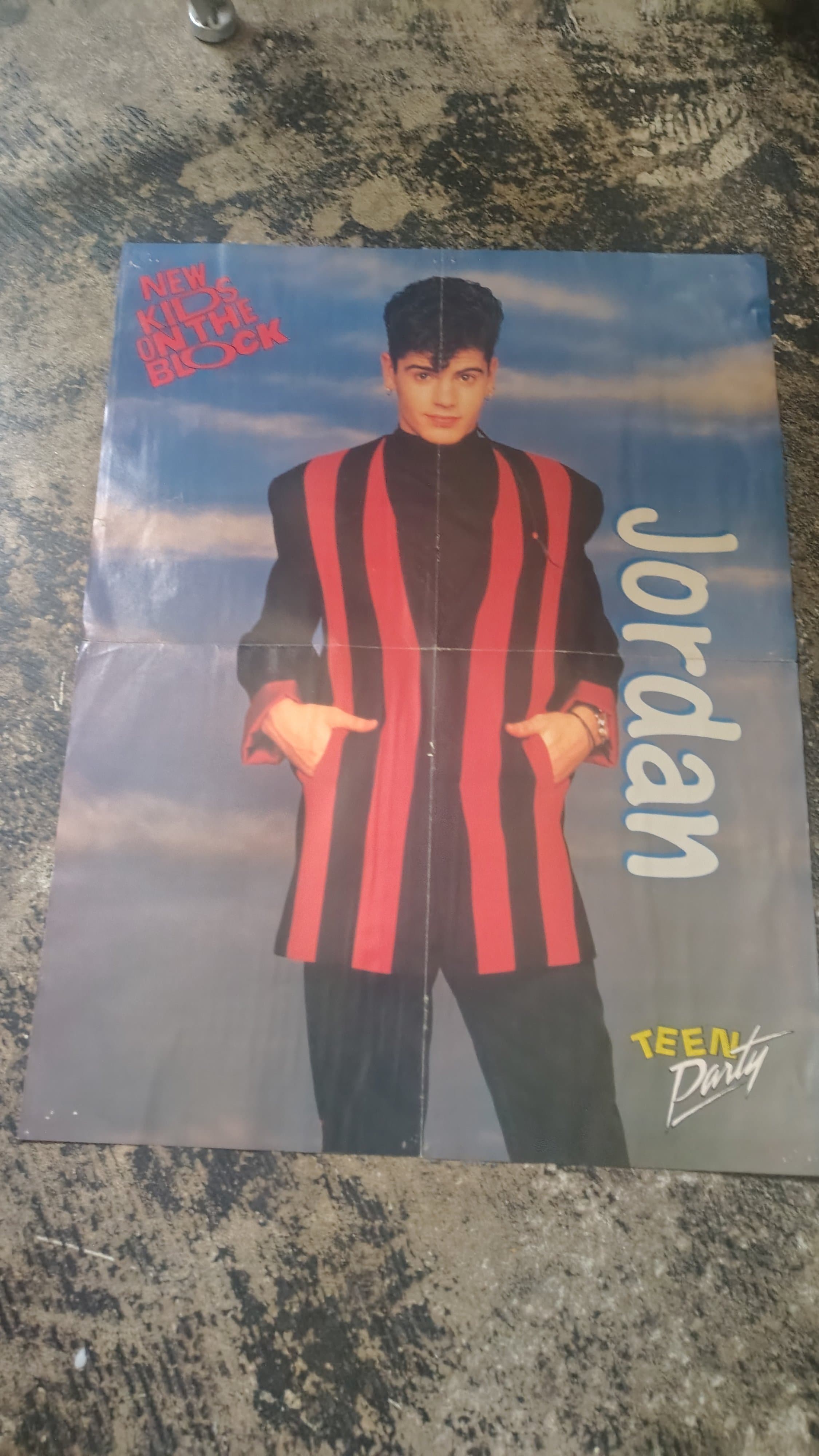 New Kids on the Block Jordan Vintage Poster
