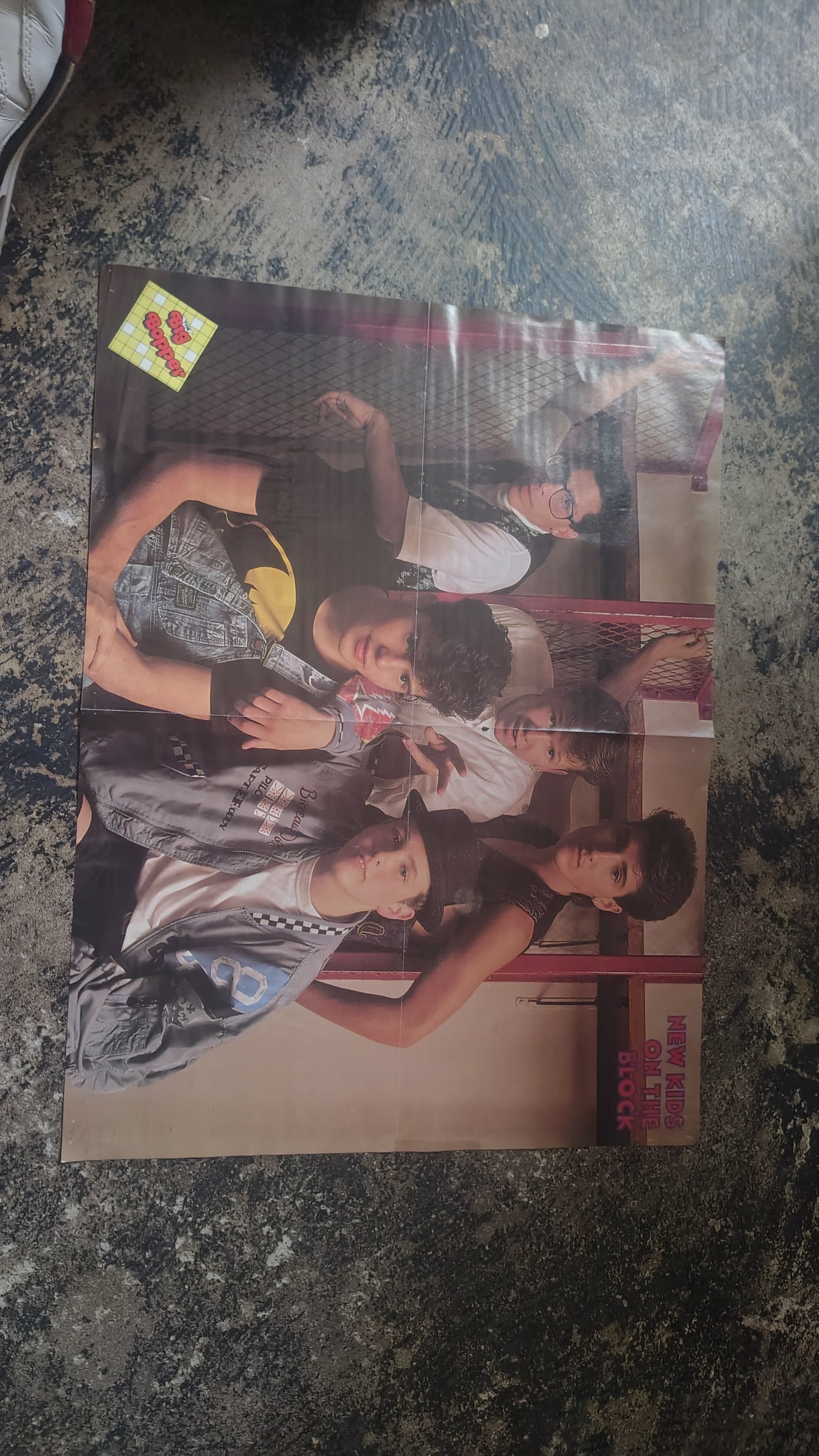 New Kids on the Block Vintage Poster