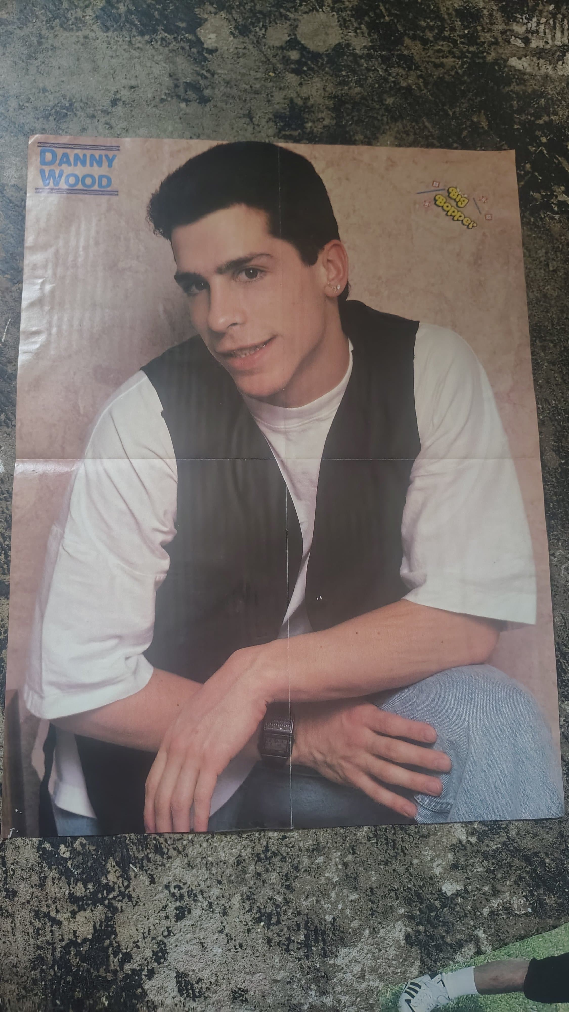 Danny Wood Big Bopper Magazine Poster