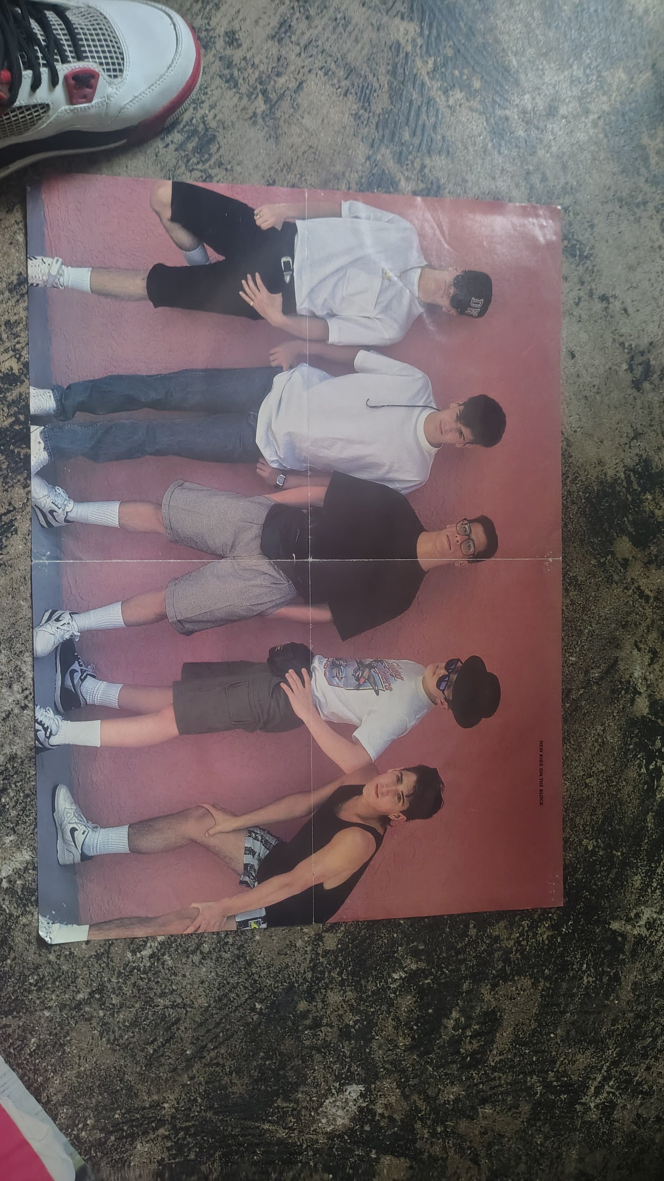 Vintage New Kids on the Block Poster