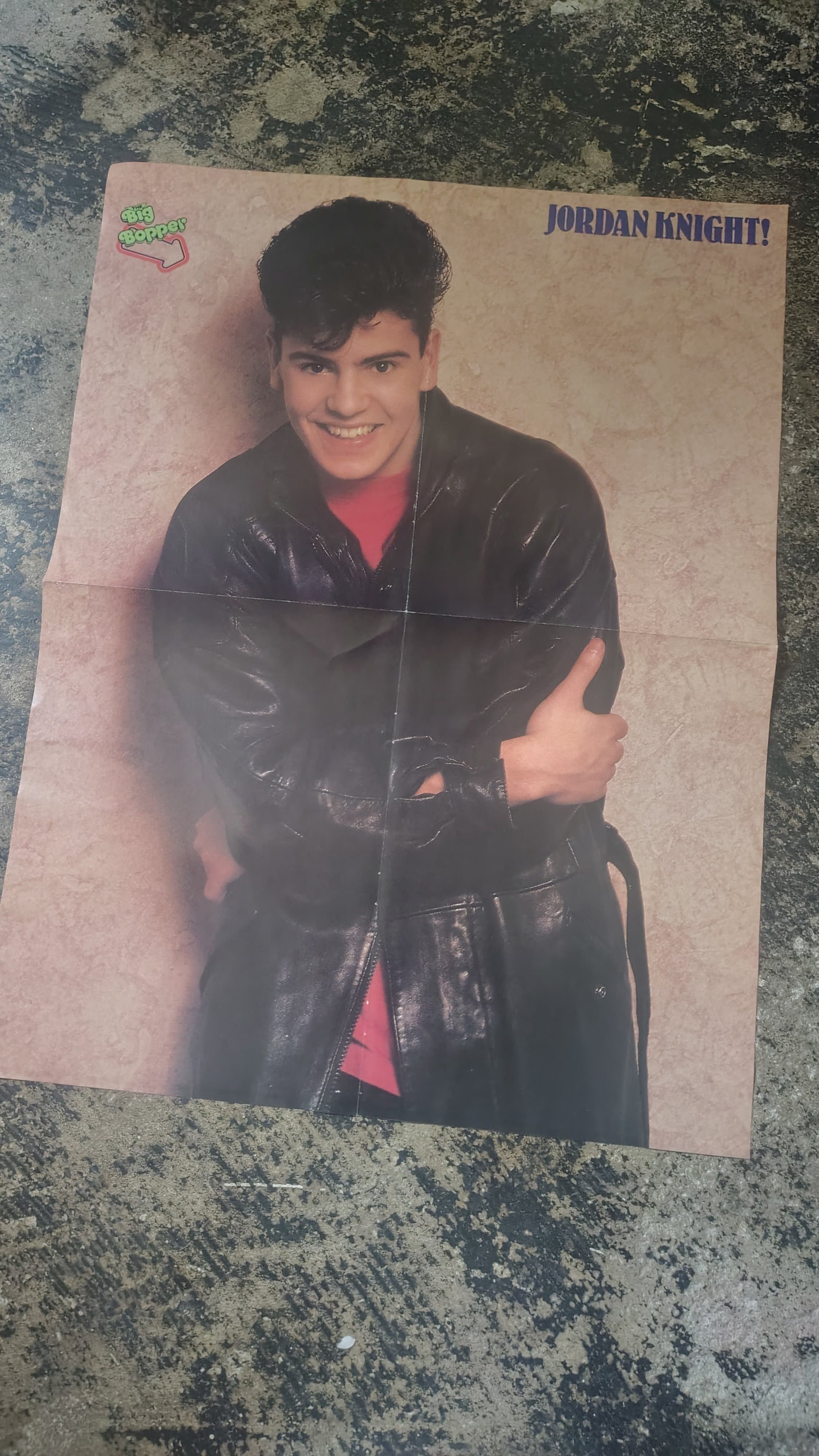 Big Bopper Jordan Knight Vintage Poster
