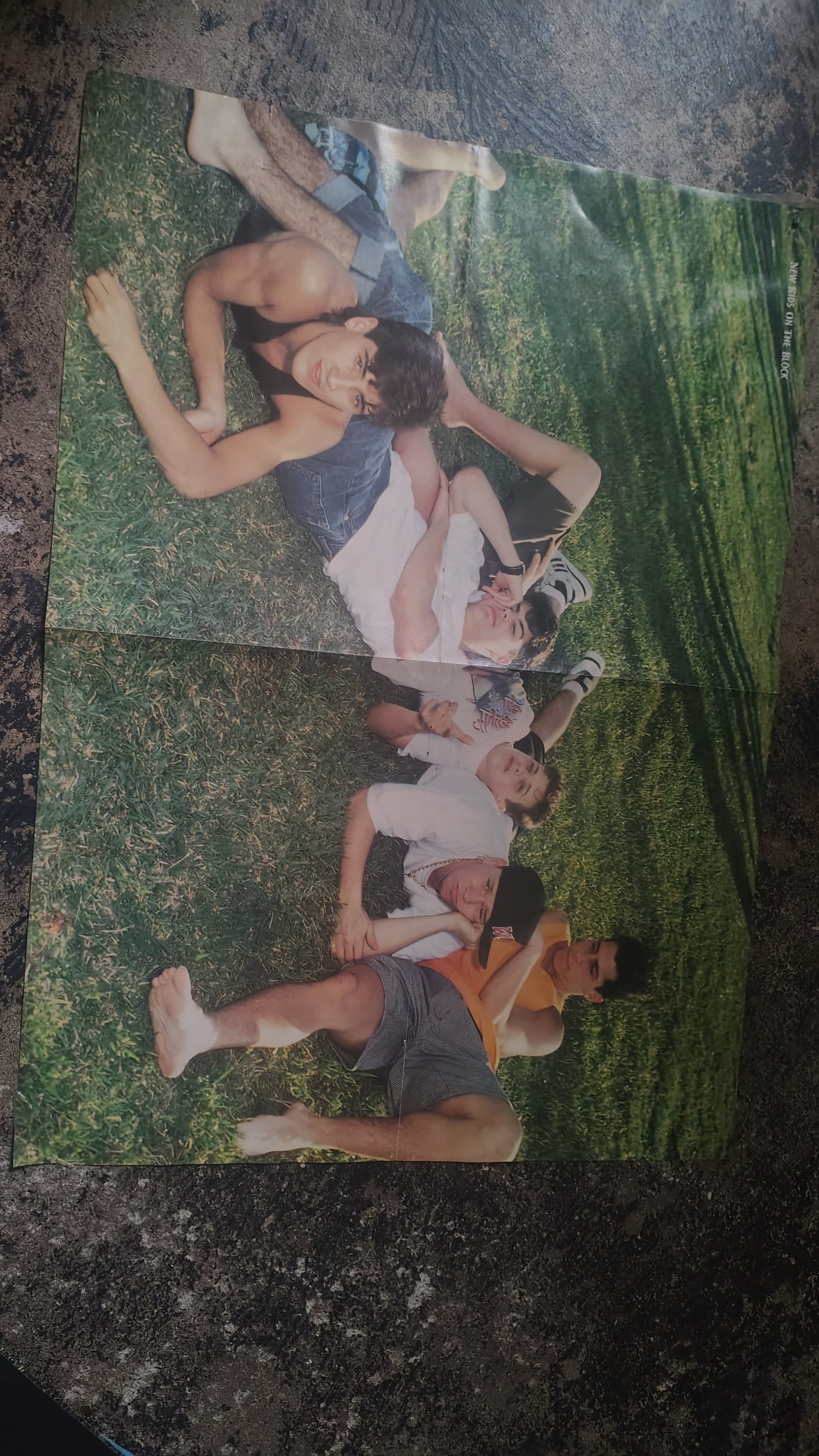 New Kids on the Block Vintage Poster