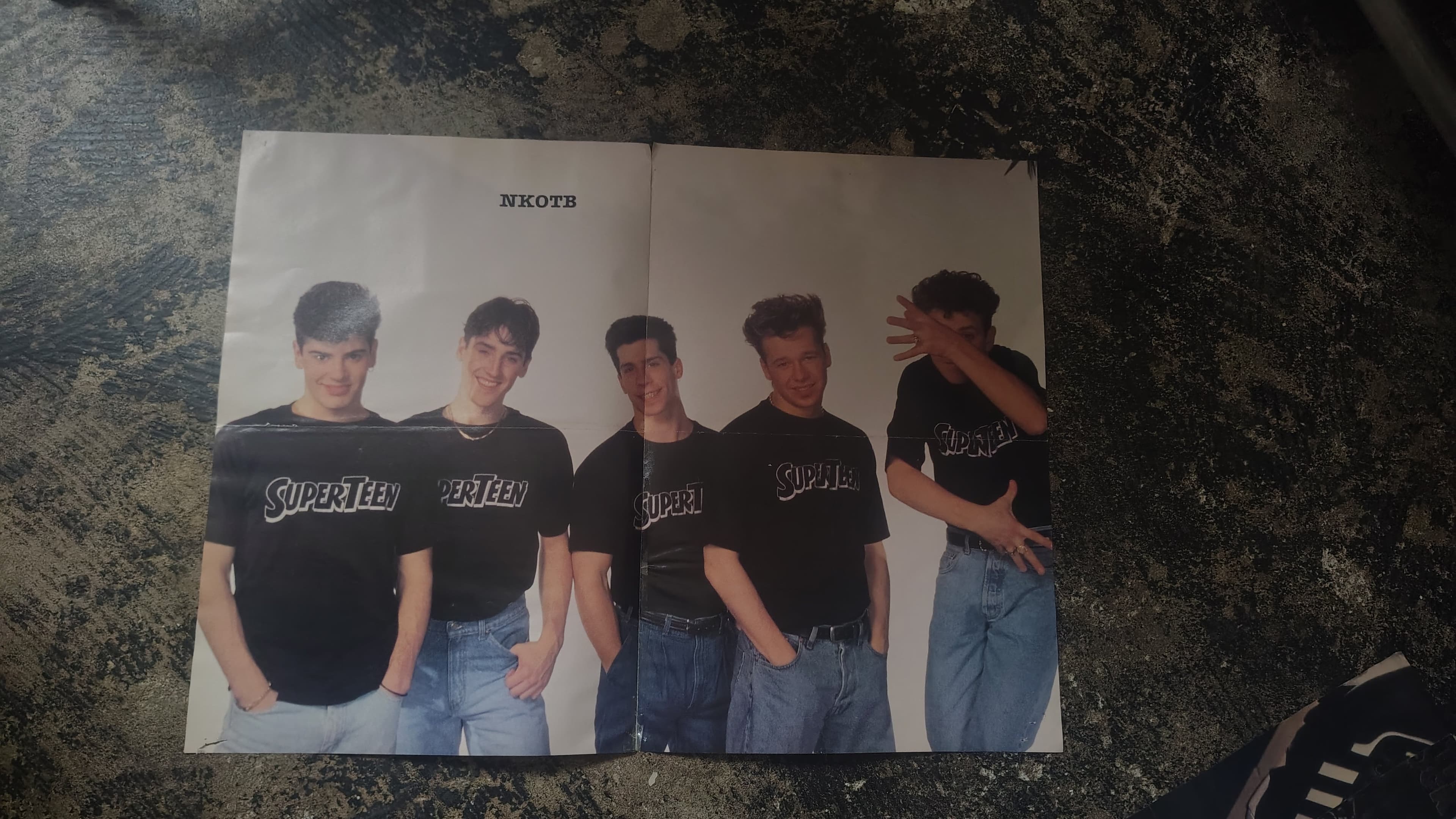 NKOTB SuperTeen Magazine Poster