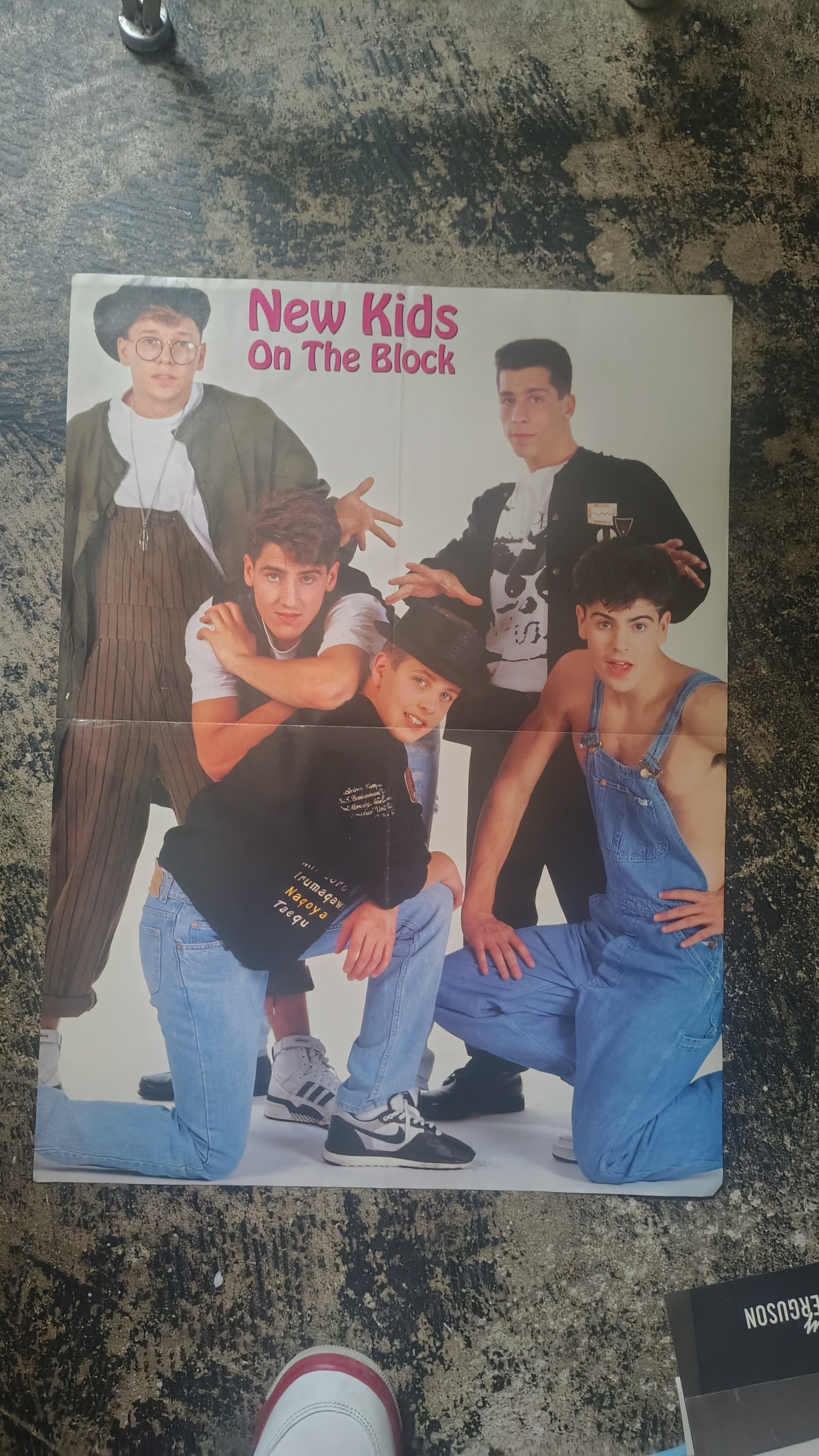 New Kids On The Block Vintage Poster
