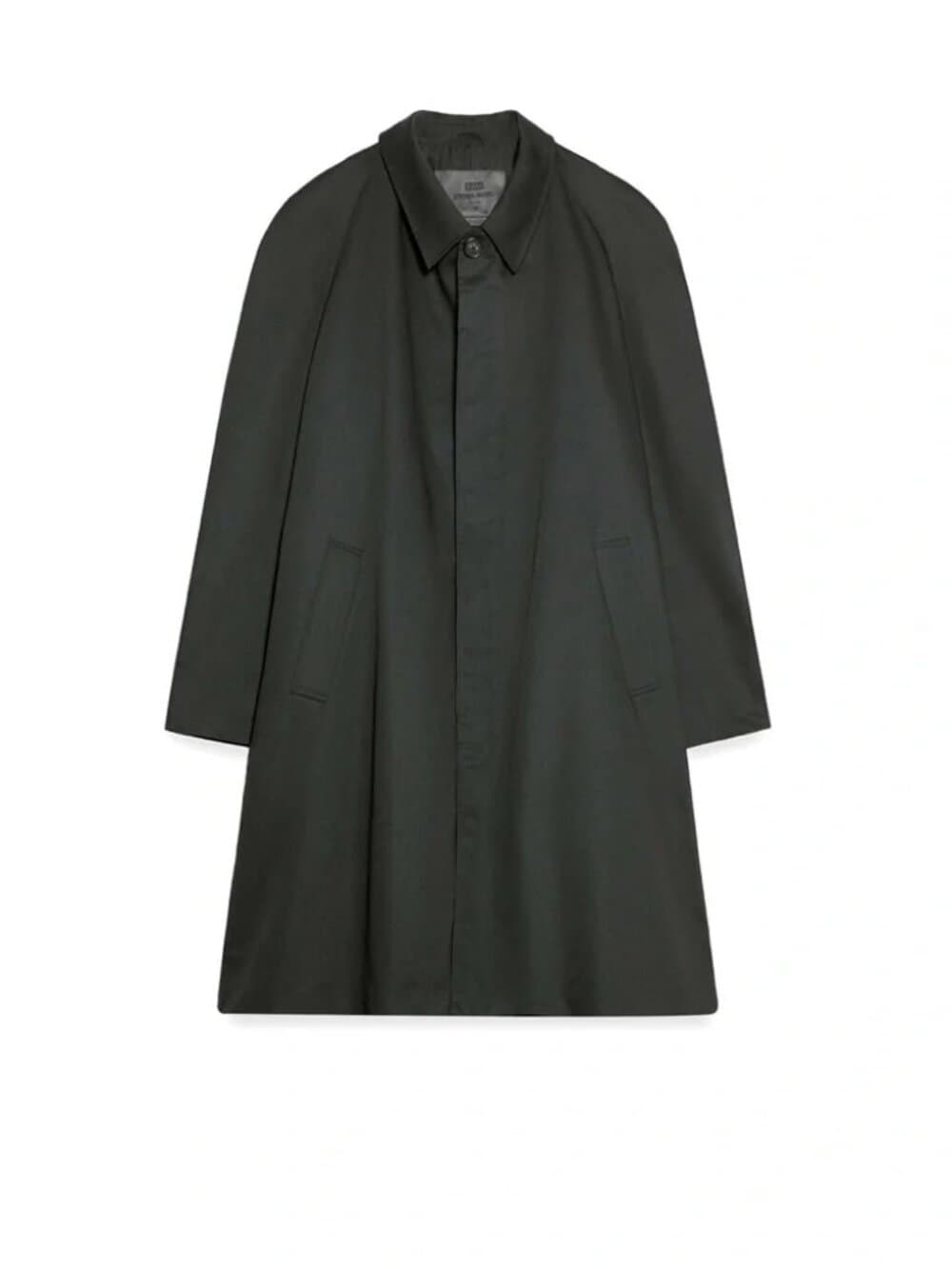 Zara x Steven Meisel Black Cotton Blend Coat