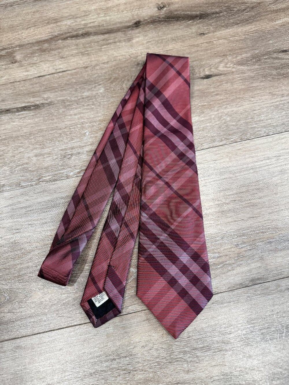 Vintage Burberry London silk tie