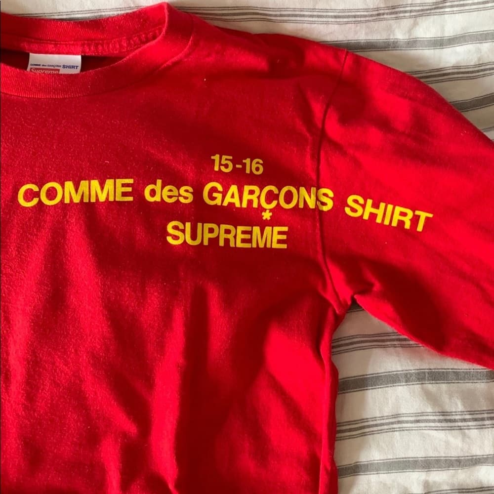 Supreme x Comme Des Garcons Collab long sleeve