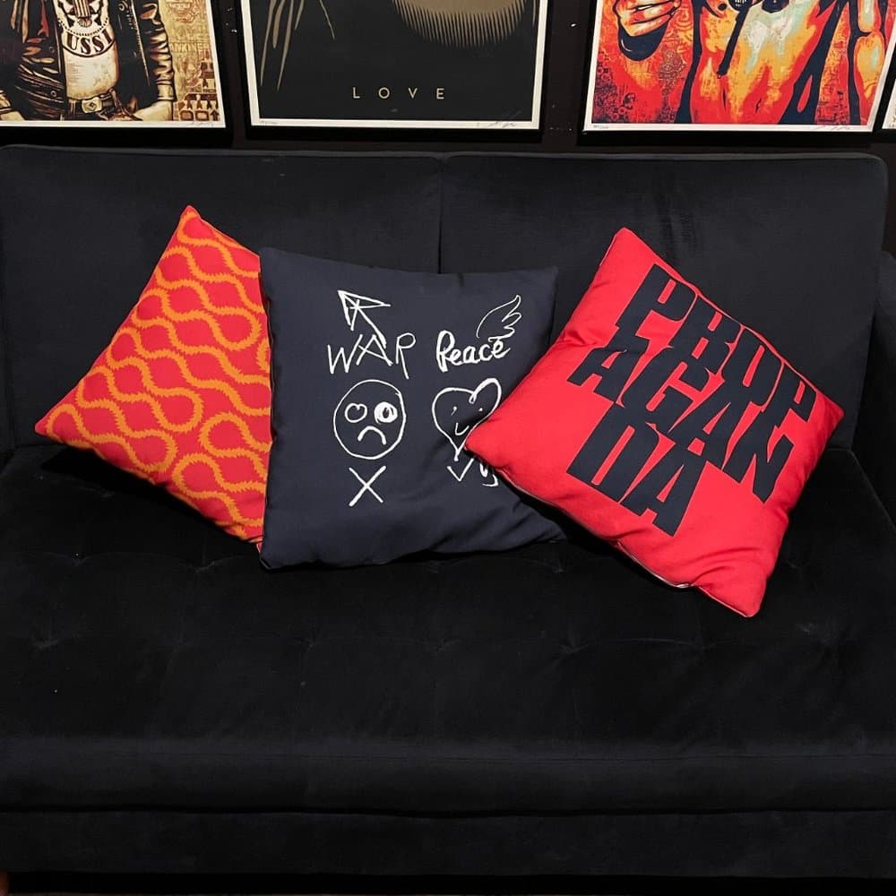Vivienne Westwood inspired Propaganda cushion