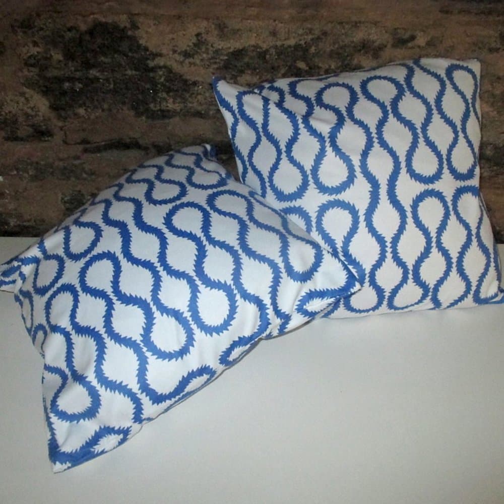 Custom Vivienne Westwood Squiggle inspired cushion