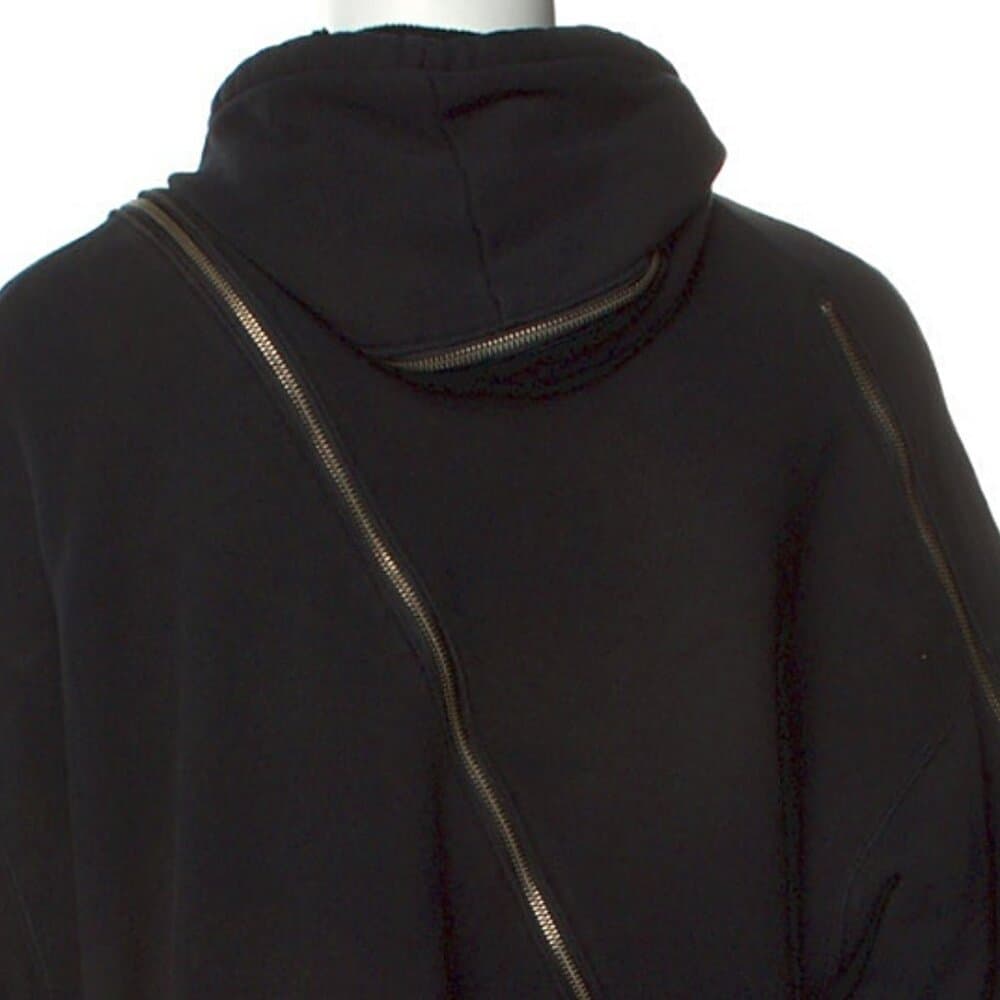 Kidill crew neck hoody with wrap around zip details. XL
