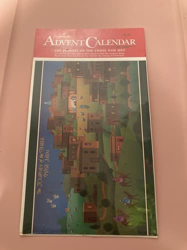 Hallmark Vintage Christmas Advent Calendar Journey of the Three Wise Men NOS
