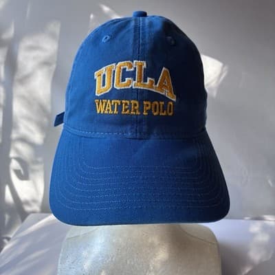 Vintage UCLA Water Polo Baseball Cap Hat Embroidered Strap back ADIDAS Cotton