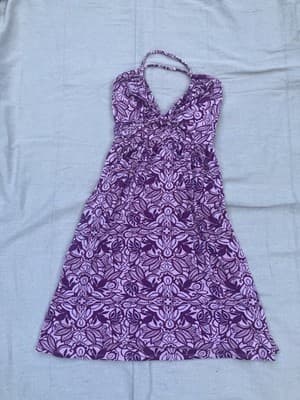 North Face Women’s Floral Halter Dress With Pockets Size Small Petite Athleisure