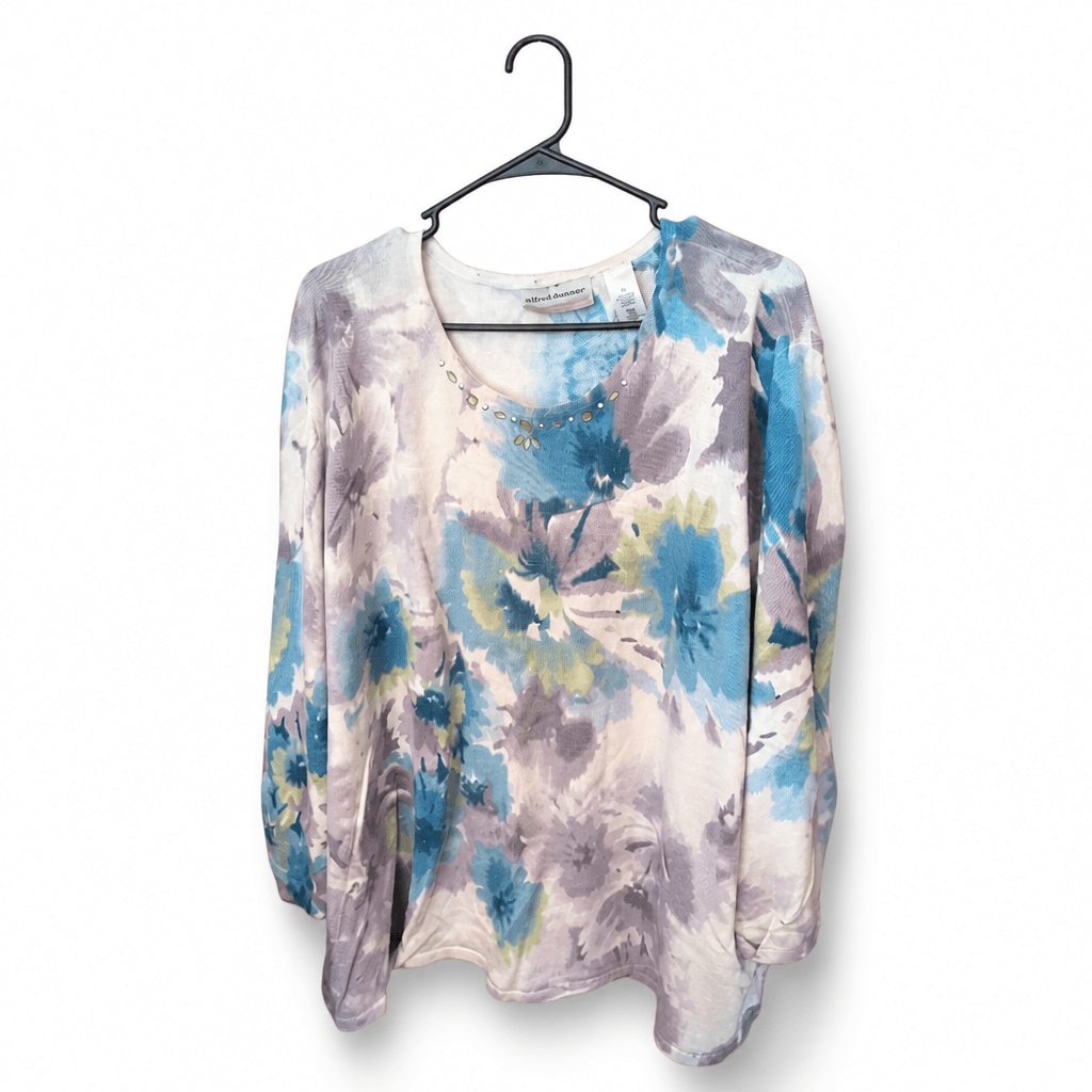 Alfred Dunner Floral Print Top 3X