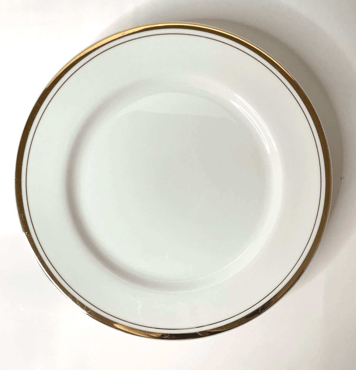 Sheffield Regency Gold Rim Dinner Plate 10 1/2" Fine China Replacement