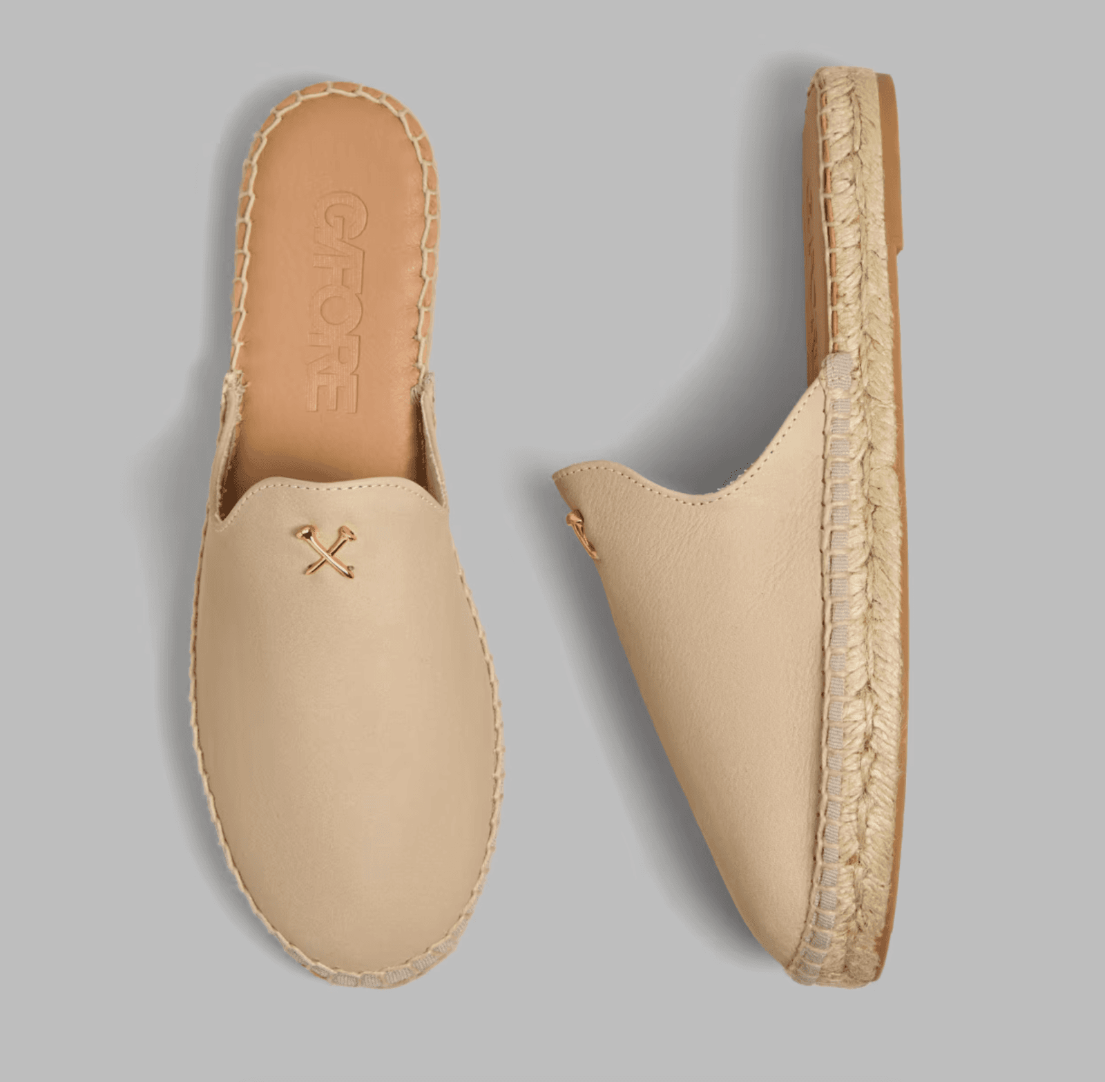 G/FORE Women's Nubuck Espadrille Golf Shoe Pumice Size 8 Spain New GLL000026