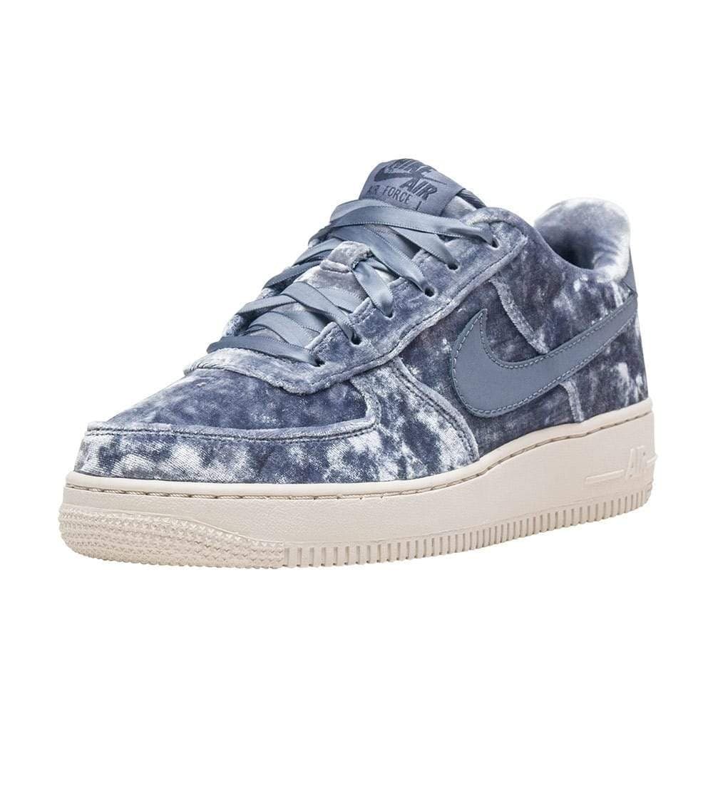 Nike Air Force 1 Low 'Dark Sky Blue' GS Velvet Sneakers Youth US 6.5Y/EU 39/UK 6
