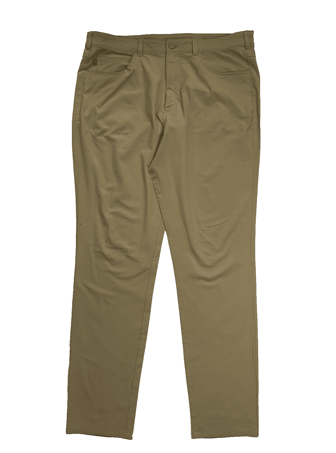 Mizzen Main Men’s 36x32 Helmsman Slim Straight Performance Pants Khaki Pre-Owned
