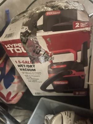 Hyper Tough 1.5 Gal Wet/Dry Handheld Vacuum Bagless Wall Mount Storage