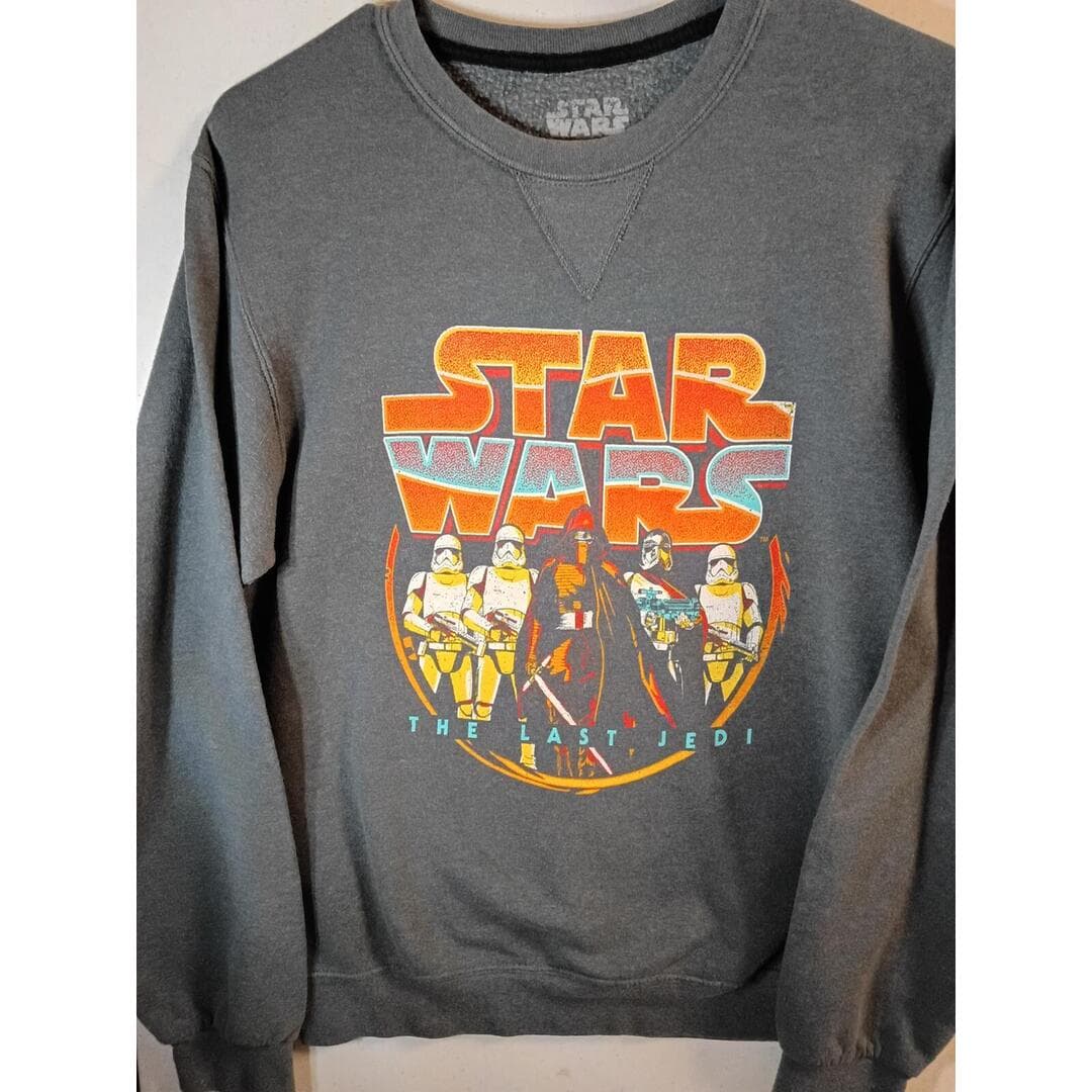 Star Wars The Last Jedi Graphic Sweatshirt Size Small