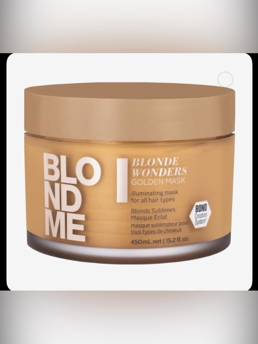 BLONDME Blonde Wonders Golden Mask - Illuminating Hair Mask (Gold)
