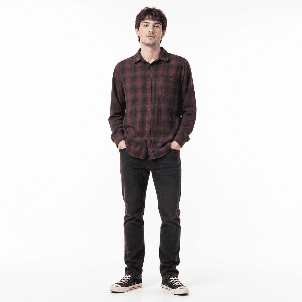 APT.9 Men's Plaid Button-Down Shirt Size M