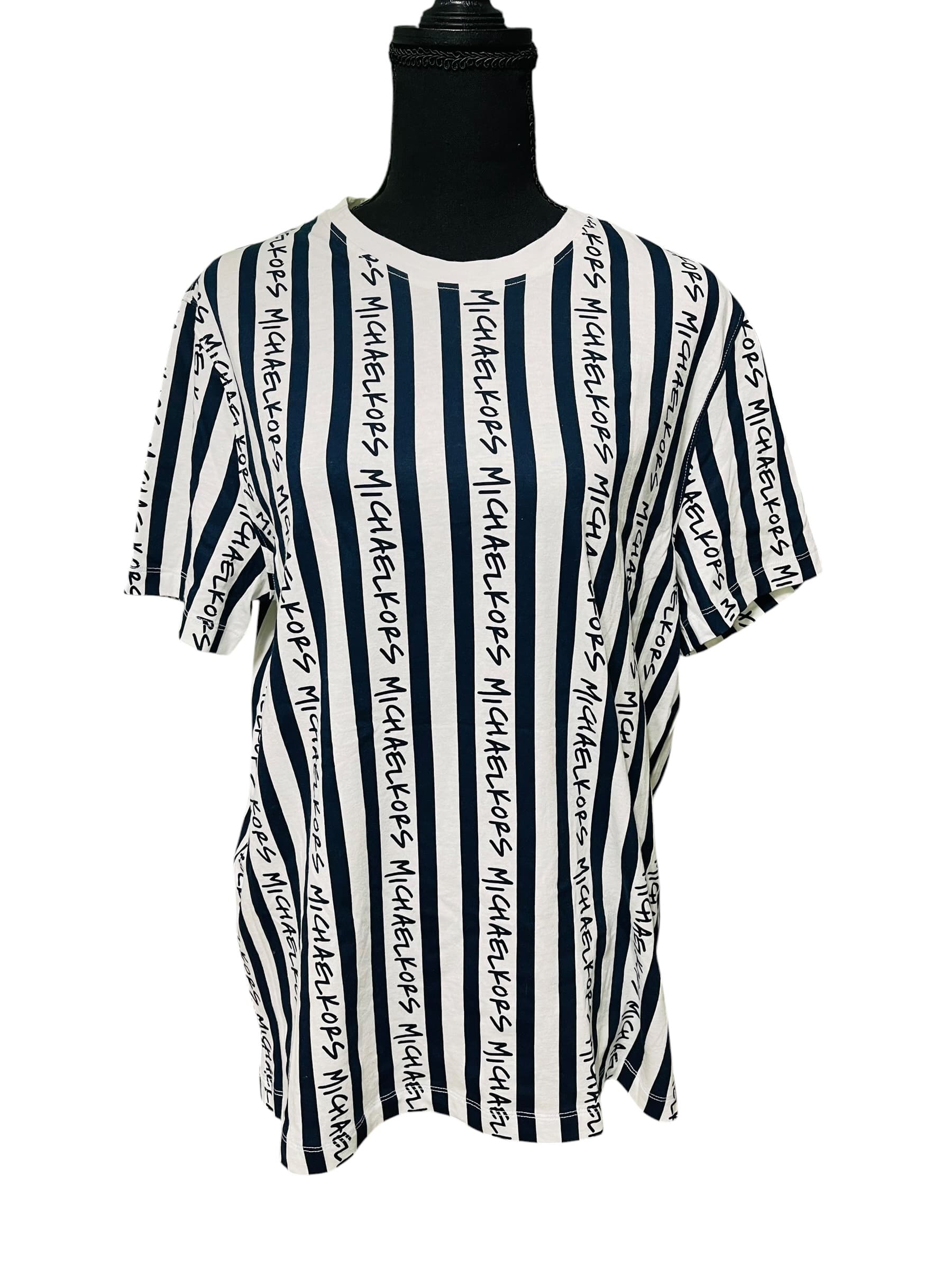 Michael Kors All Over Logo Print T-Shirt