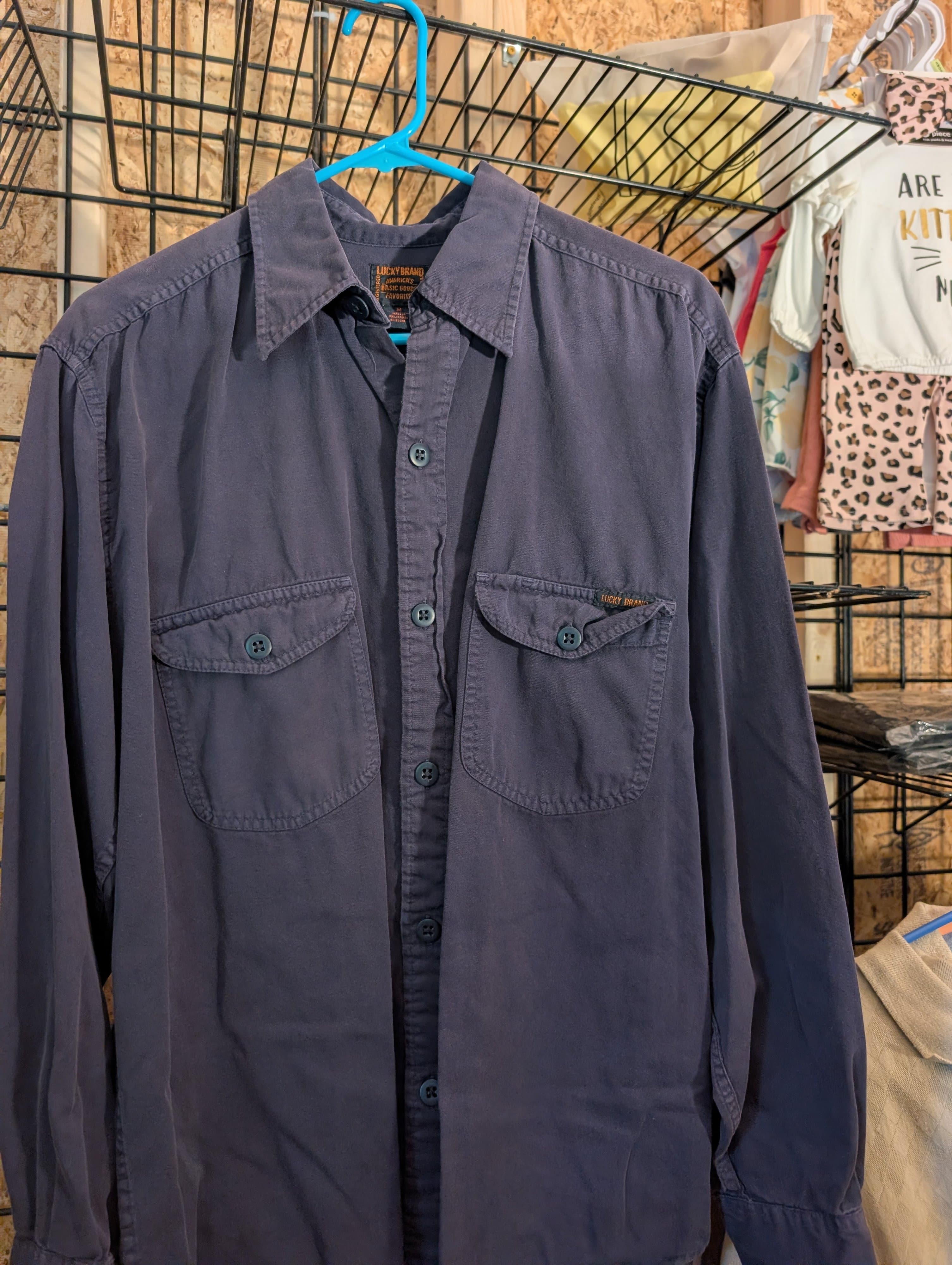Lucky Brand Men's Button-Up Shirt Size M